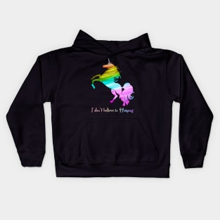 I don’t believe in Humans (colourful) Kids Hoodie